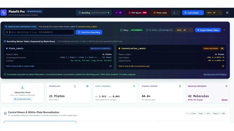 The Xilio AI tool connects plate labels, concentrations and molecular descriptions with assay readings, keeping each measurement’s experimental identity available for review